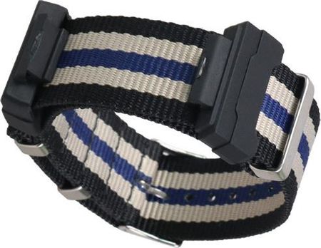 Inf Pasek do zegarka Casio G-Shock Nylon Canvas Szary + Niebieski - zdjęcie 2