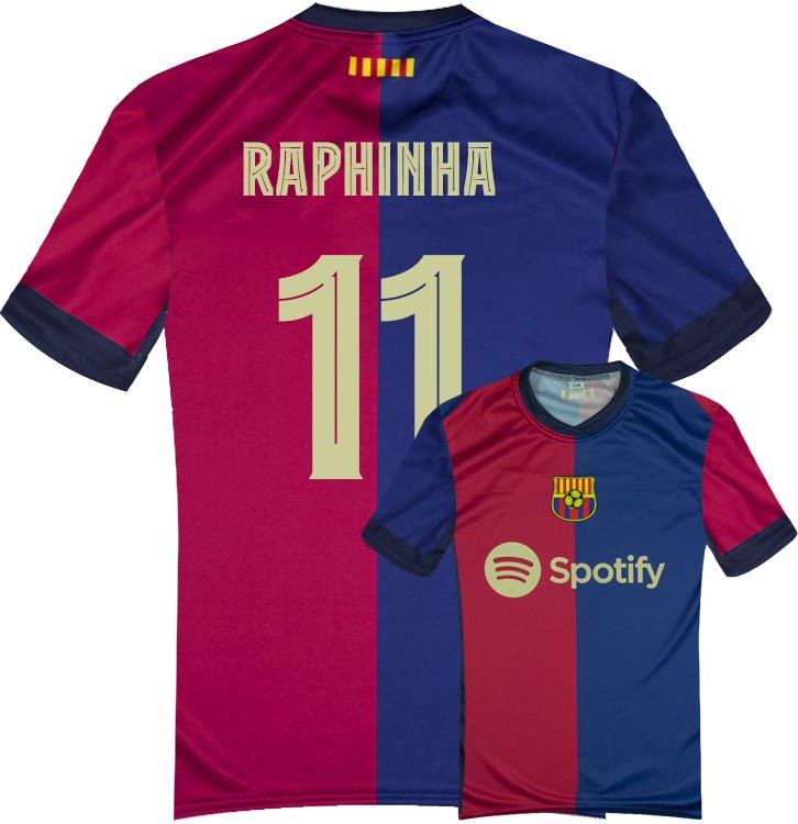 RAPHINHA 11 Strój Piłkarski z Getrami Fc BARCELONA - Ceny i
