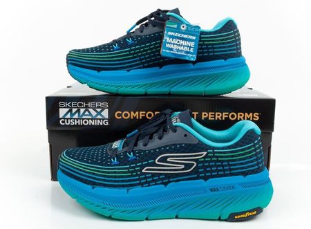 Skechers Max Cushioning Niebieskie - zdjęcie 2