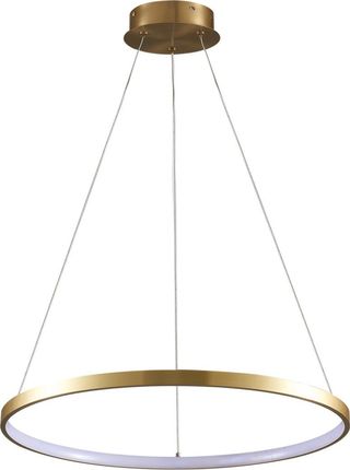 Polux Lampa Wisząca Nowoczesna Złota Ring Led 20W Neutralna Barwa Do Salonu Jadalni Lea