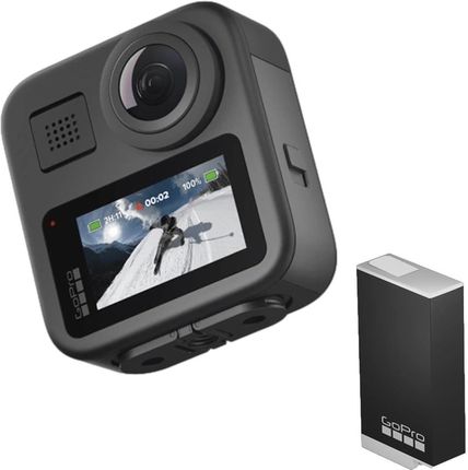 Kamera GoPro MAX + GoPro Akumulator Bateria do GoPro MAX Autoryzowany Sprzedawca - zdjęcie 4