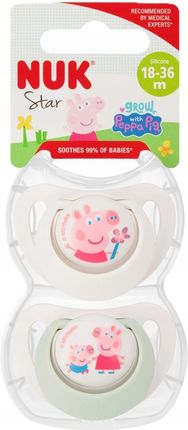 NUK Smoczek Uspokajający Hello Kitty Silikon 2-PAK 176.076