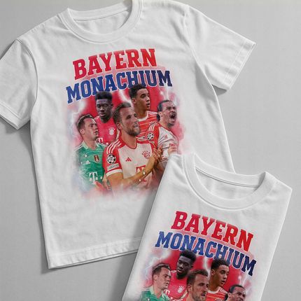 Koszulka biała dziecięca Bayern Monachium Kane Musiala Sané Davies r. 128 - zdjęcie 4