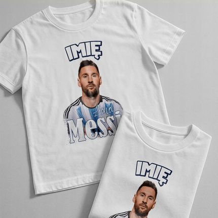 Koszulka personalizowana biała dziecięca Lionel Messi Inter Miami r. 134 - zdjęcie 4