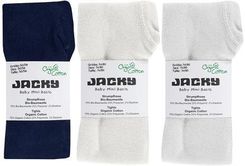 Jacky Rajstopy 3-pack navy/ white /off white - Dziewczynka,Chłopiec - r. 74/80