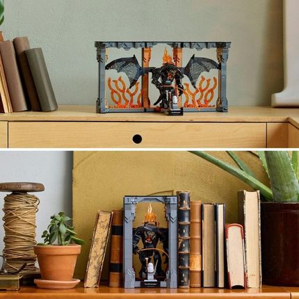 LEGO Icons 10367 Władca pierścieni: Book nook z Balrogiem - zdjęcie 2