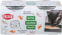 Trixie Kittis Salmon Soup Zupa Kurczak Łosoś 4X80G