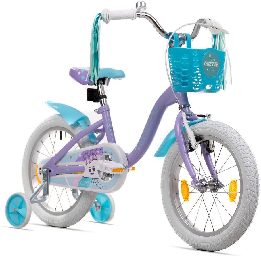 фото Детский двухколесный велосипед Goetze Pixie 16 2025 Purple/Blue 1