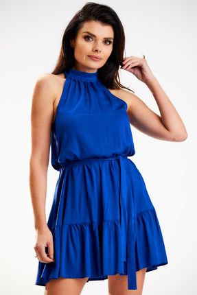 Praktyczna Sukienka Niebieski | MUST HAVE Modna Sukienka Niebieski r.XL Wyg