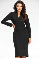 Uniwersalna Sukienka Czarny | MUST HAVE Modna Sukienka Czarny Na Codzień r.