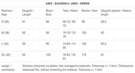 Praktyczna Sukienka | WYGODNA Modna Sukienka Na Codzień r.M - zdjęcie 6
