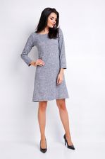 Praktyczna Sukienka Szary | MUST HAVE Stylowa Sukienka Szary Na Codzień r.L