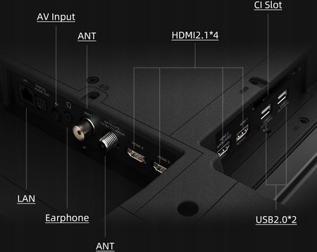 Telewizor QLED CHiQ M55QN9G 55 cali 4K UHD - zdjęcie 2