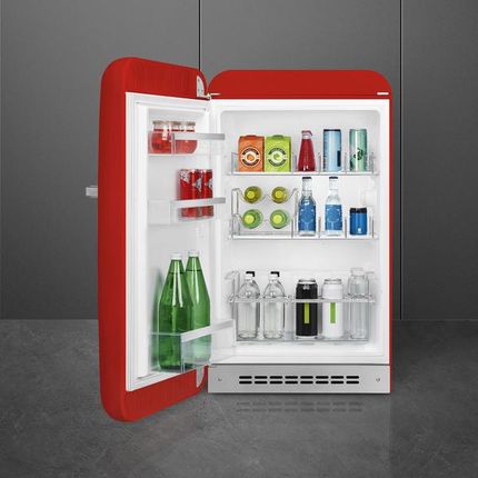 Lodówka Smeg FAB10HLRD6 50's Style Jednodrzwiowa 96cm Czerwony - zdjęcie 2