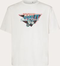 Koszulka męska Oakley NEW RETRO 8BIT 2.0 biała FOA407576-33W - zdjęcie 1