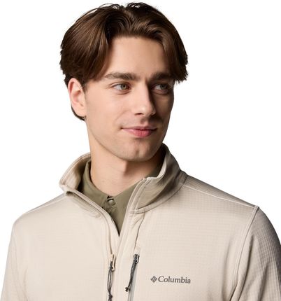 Bluza męska Columbia PARK VIEW FLEECE FZ beżowa 1952222279 - zdjęcie 2