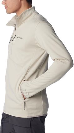 Bluza męska Columbia PARK VIEW FLEECE FZ beżowa 1952222279 - zdjęcie 3
