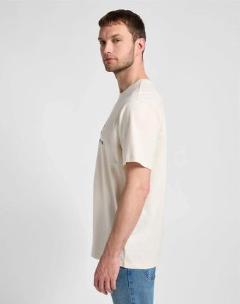 LEE SS RELAXED LOGO ECRU 112355659 - zdjęcie 2