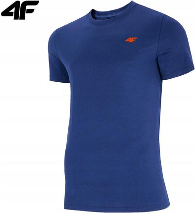 Koszulka Męska 4F T-shirt Bawełniany Podkoszulek Sportowy Co Dzień 1887 4XL - zdjęcie 3