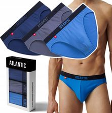 Atlantic 3MP-094 slipy męskie Bawełniane dopasowane Sport 3 Pary XL