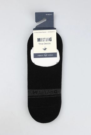 2 pack Męskie Skarpety MUSTANG black MU34009 – 9999