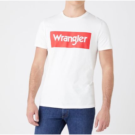 WRANGLER LOGO TEE OFF WHITE 112142862 W7MSD3737