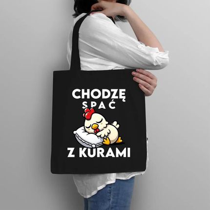 Chodzę spać z kurami - torba na prezent - zdjęcie 2