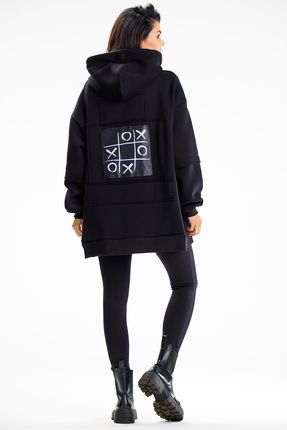 Nowa Bluza Czarny | HIT SEZONU Stylowa Bluza Czarny UNIWERSALNY Na Codzień - zdjęcie 6