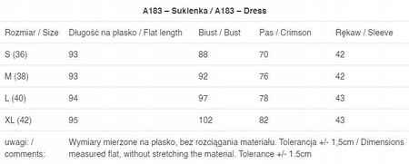Letnia Sukienka Czerwony | HIT SEZONU Stylowy Sukienka Czerwony r.XL Trend - zdjęcie 3