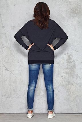 Praktyczna Bluza | HIT SEZONU Stylowy Bluza r.S/M Trend - zdjęcie 3