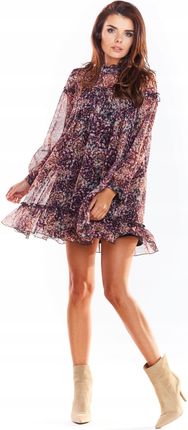 Codzienna Sukienka | UNIWERSALNY STYL Stylowy Sukienka r.S/M Trend - zdjęcie 3