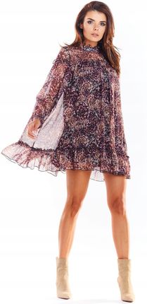 Codzienna Sukienka | UNIWERSALNY STYL Stylowy Sukienka r.S/M Trend - zdjęcie 4