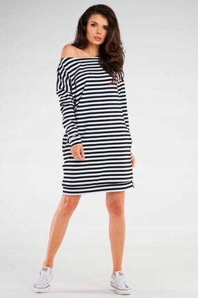 Codzienna Sukienka Czarne | HIT SEZONU Stylowy Sukienka Czarne r.S/M Trend