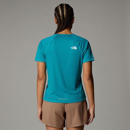 Koszulka damska The North Face SUNRISER S/S niebieska NF0A8BBX6GO - zdjęcie 2