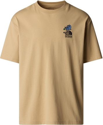Koszulka damska The North Face SS MOUNTAIN CLEANUP beżowa NF0A8C4DLK5
