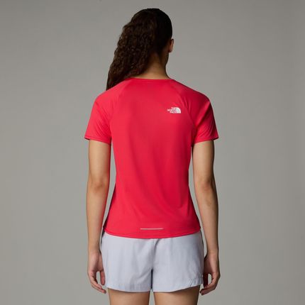 Koszulka damska The North Face SUNRISER S/S czerwona NF0A8BBX6IE - zdjęcie 2