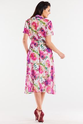 Codzienna Sukienka Różowy | HIT SEZONU Stylowy Sukienka Różowy r.XL Trend - zdjęcie 2