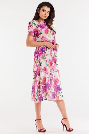 Codzienna Sukienka Różowy | HIT SEZONU Stylowy Sukienka Różowy r.XL Trend - zdjęcie 3