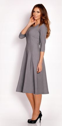 Codzienna Sukienka Szary | PREMIUM JAKOŚĆ Modna Sukienka Szary r.XL Wygodna - zdjęcie 4