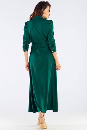 Letnia Sukienka Zielony | UNIWERSALNY STYL Stylowy Sukienka Zielony r.XL Tr - zdjęcie 4