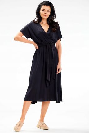 Codzienna Sukienka Czarny | WYGODNA Codzienna Sukienka Czarny r.XL Wygodna