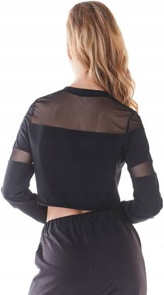 Nowa Bluzka Czarny | HIT SEZONU Stylowy Bluzka Czarny r.S Trend - zdjęcie 3