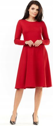 Letnia Sukienka Czerwony | MUST HAVE Codzienna Sukienka Czerwony r.L Wygodn