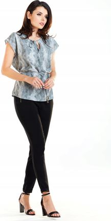 Nowa Bluzka Szary | MUST HAVE Stylowy Bluzka Szary r.S Trend - zdjęcie 4