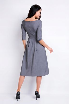 Casualowa Sukienka Szary | MUST HAVE Stylowy Sukienka Szary r.S Trend - zdjęcie 3