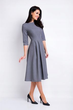 Casualowa Sukienka Szary | MUST HAVE Stylowy Sukienka Szary r.S Trend - zdjęcie 2