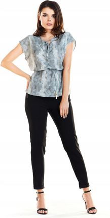 Nowa Bluzka Szary | MUST HAVE Casualowa Bluzka Szary Na Codzień r.XL - zdjęcie 6