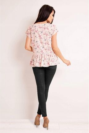 Nowoczesna Bluzka Różowe | TREND Stylowy Bluzka Różowe r.M Trend - zdjęcie 3