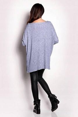 Awama Sweter Niebieski Uniwersalny - zdjęcie 5