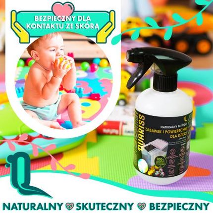 Zestaw 2x Naturalny Płyn Quariss do Zabawek i Powierzchni dla Dzieci – Letnia Bryza - zdjęcie 4